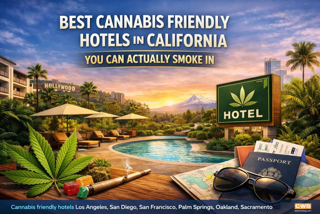 Best Cannabis Friendly Hotels in California You Can Actually Smoke In