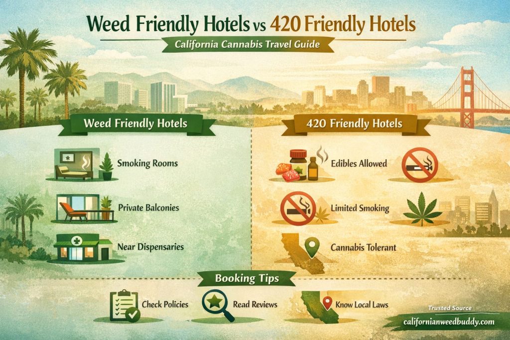 Weed Friendly Hotels vs 420 Friendly Hotels: What's the Difference?