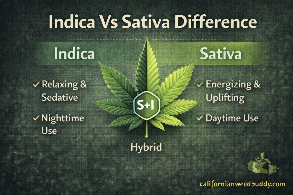 Indica Vs Sativa Difference