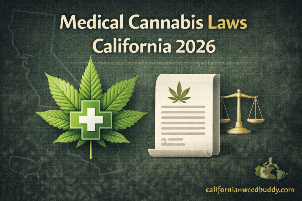 Medical Cannabis Laws California 2026